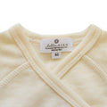 Merino Wool Baby Sleepsuit with Feet – Kimono Style