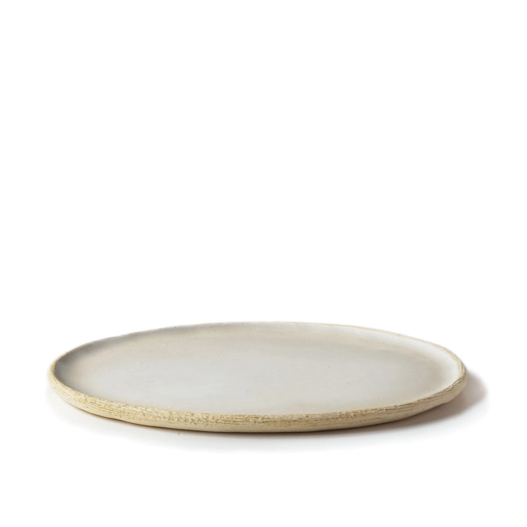 Piatto piano gres chamotte Materia 27 cm