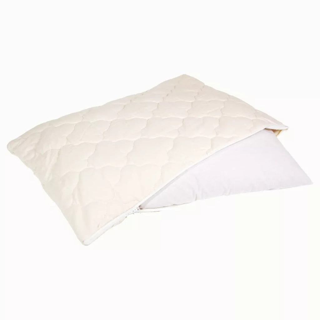 fodera protettiva premium trapuntata cuscini naturali 60x40 cm