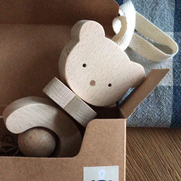 sonaglio legno orso