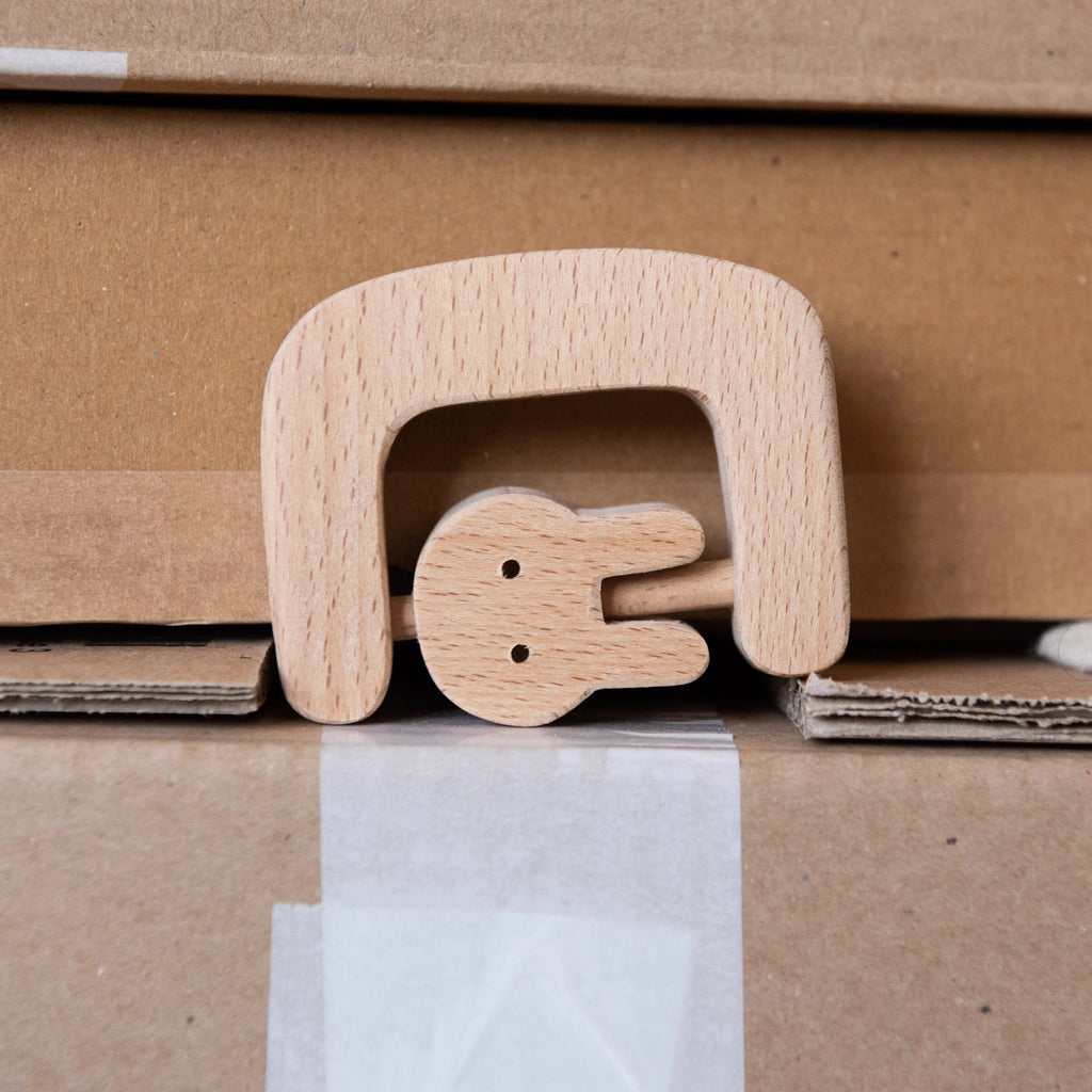 sonaglio legno coniglio