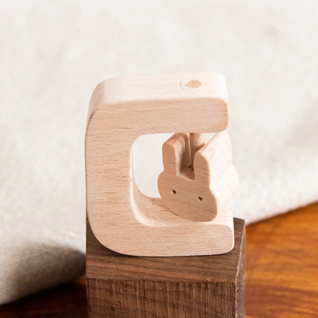 sonaglio legno coniglio