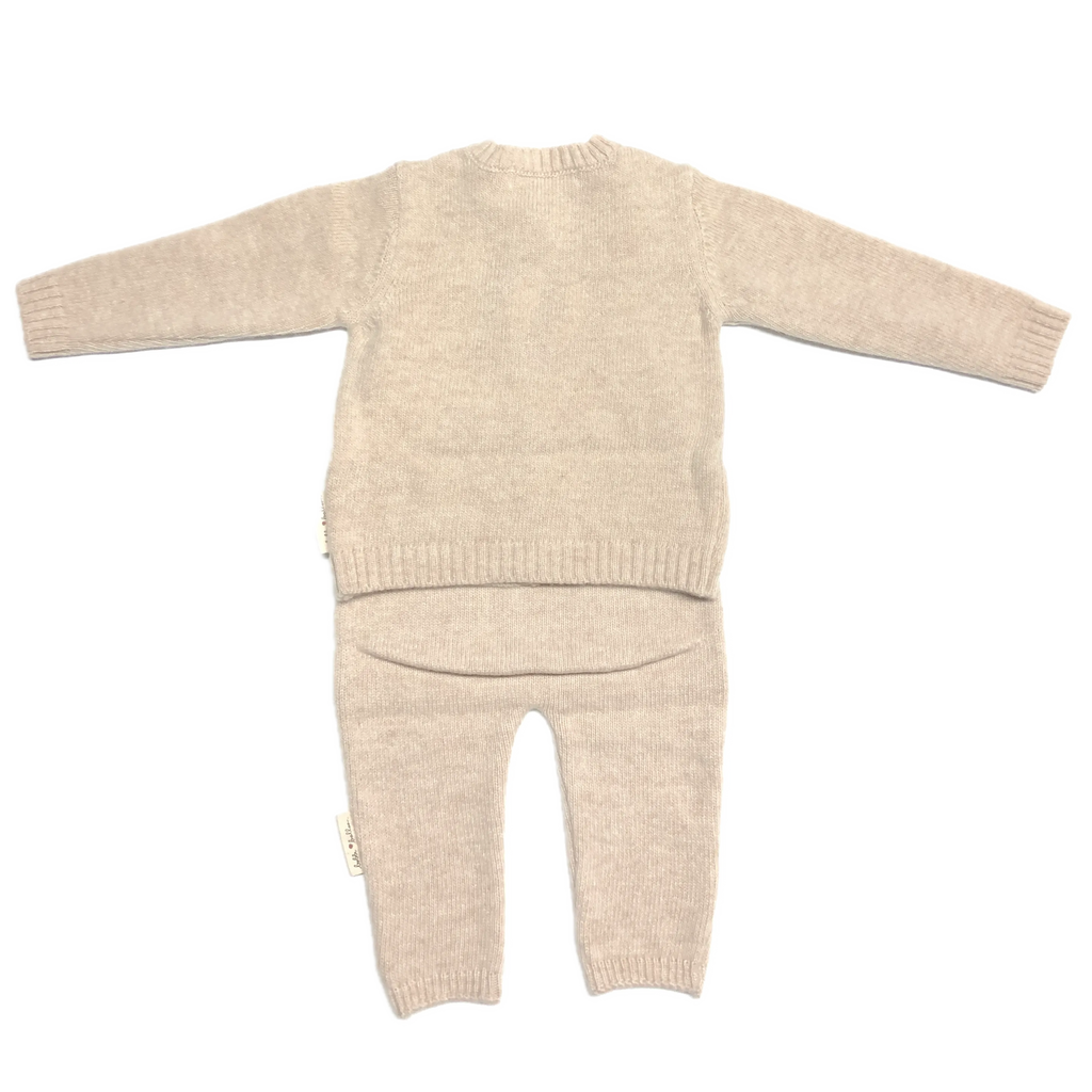 100% Wool Cardigan and Trousers Set