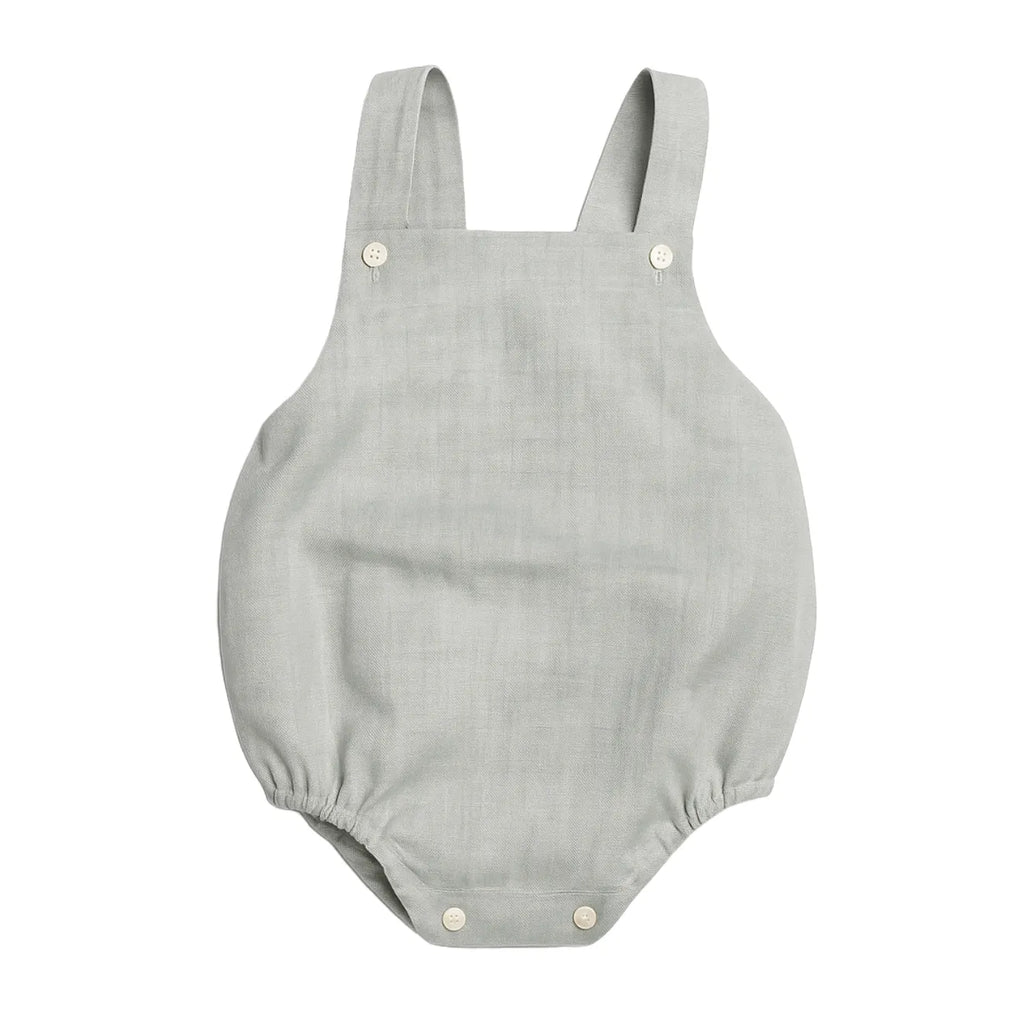 100% handmade linen dungarees