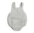 100% handmade linen dungarees