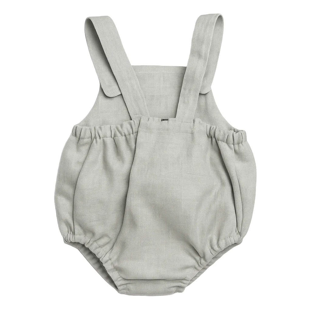 100% handmade linen dungarees