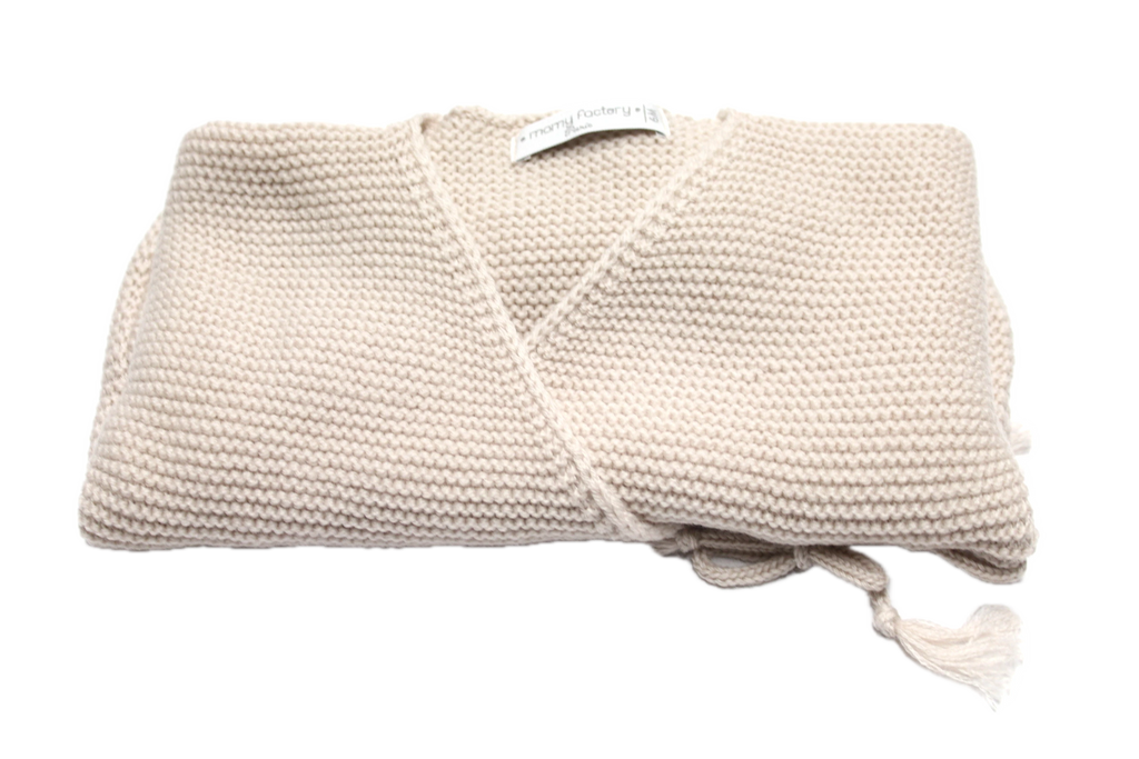 100% merino wool wrap cardigan