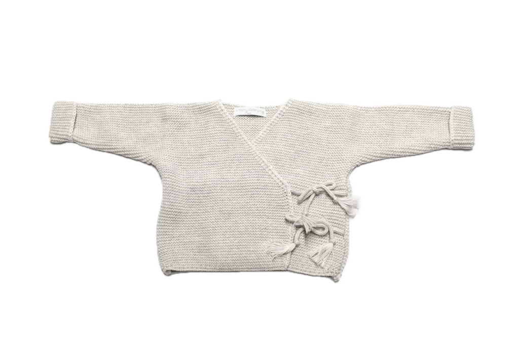 100% merino wool wrap cardigan