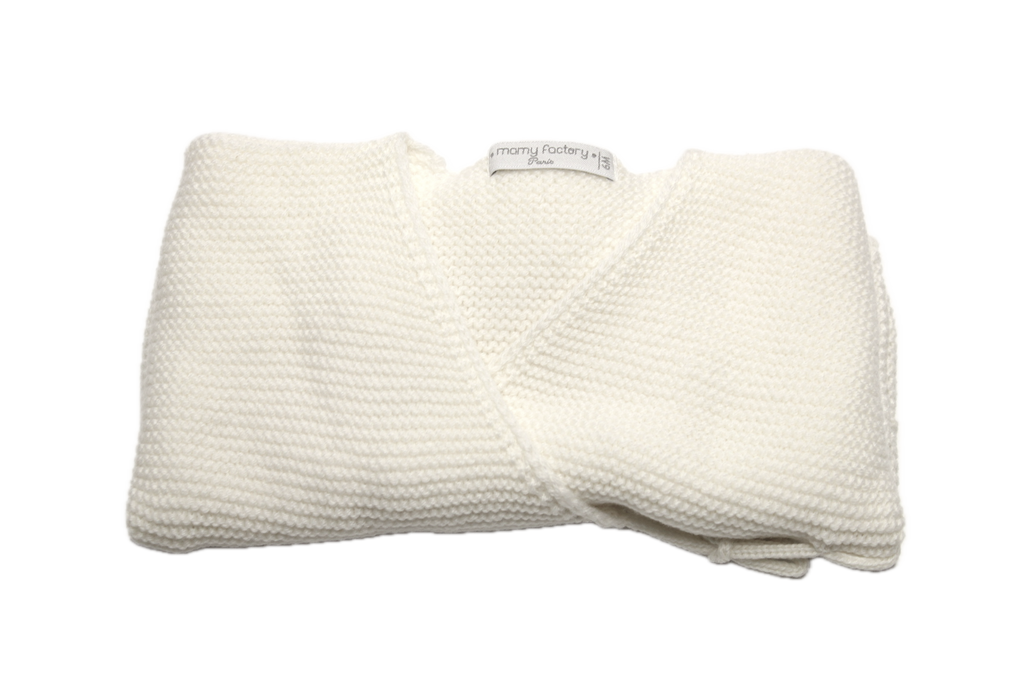 100% merino wool wrap cardigan