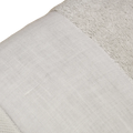 Set Asciugamani Nordic cotone bordo lino
