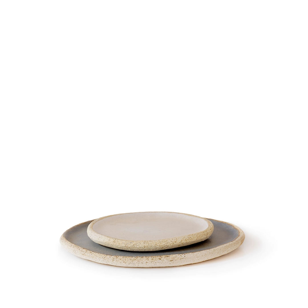 Piattino gres chamotte Materia 12 cm